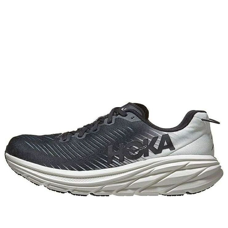 ホカオネオネ 黒いこと 黒いこと 白いこと 白いこと \u0027BLACK WHITE\u0027 スニーカー メンズ HOKA ONE ONE HOKA ONE RINCON 3 2E WIDE 1121370-BWHT / BLACK WHITE