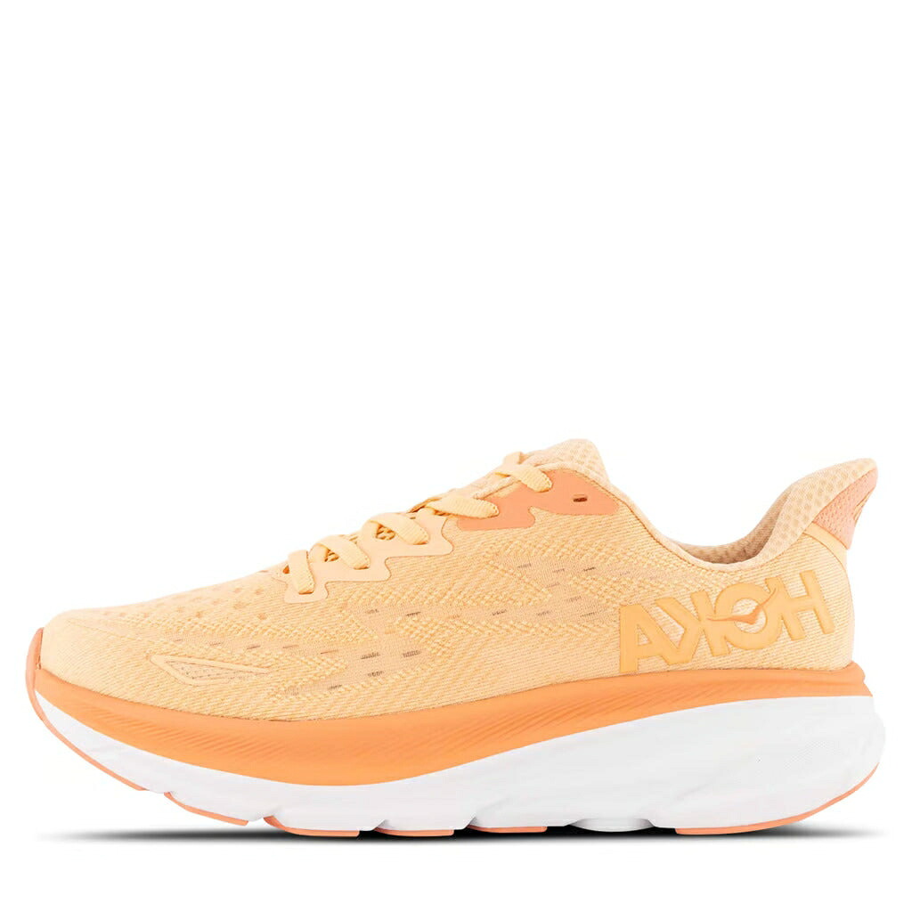 ホカオネオネ 白いこと 白いこと \u0027CANTALOUPE\u0027 スニーカー レディース HOKA ONE ONE (WMNS) HOKA ONE CLIFTON 9 1127896-CPW / CANTALOUPE WHITE