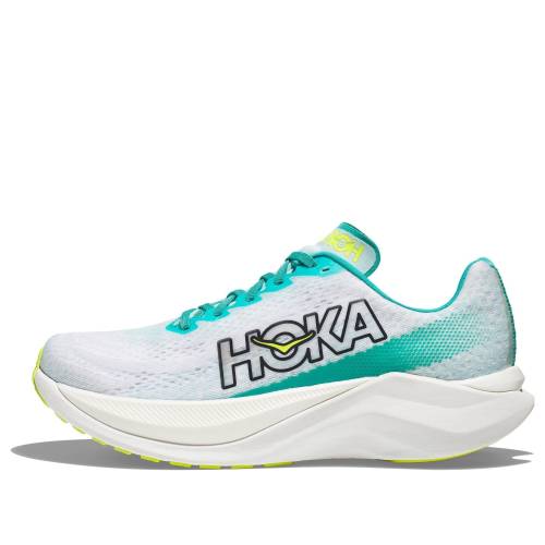 ホカオネオネ 青色 ブルー 白色 ホワイト 'WHITE GLASS' スニーカー メンズ HOKA ONE ONE HOKA ONE MACH X BLUE 1141450-WBGL / WHITE BLUE GLASS