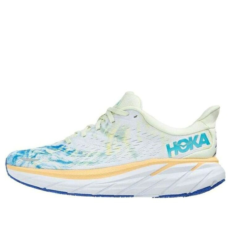 ホカオネオネ 白色 ホワイト 青色 ブルー 'TOGETHER' スニーカー レディース HOKA ONE ONE (WMNS) HOKA ONE CLIFTON 8 1119394-TGT / TOGETHER WHITE BLUE