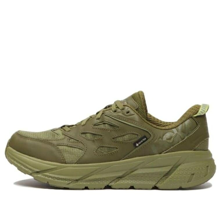 ホカオネオネ 緑 グリーン オリーブ ゴアテックス 'AVOCADO MOSS' スニーカー メンズ HOKA ONE ONE HOKA ONE CLIFTON L GORE TEX GREEN 1129972-AGMS / OLIVE GREEN｜スニケス
