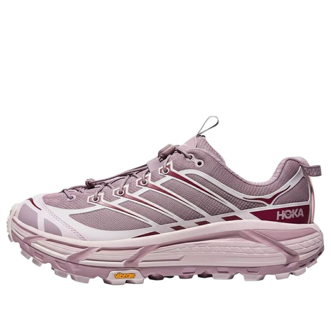 ホカオネオネ 紫 パープル サクラ色 \u0027SUNSET PINK\u0027 スニーカー メンズ HOKA ONE ONE HOKA ONE MAFATE THREE2 PURPLE APRICOT 1141572-FTLL / SUNSET PURPLE APRICOT PINK