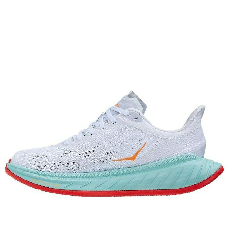 ホカオネオネ 炭素 白いこと 白いこと 青碧 青碧 \u0027WHITE BLUE\u0027 スニーカー レディース HOKA ONE ONE (WMNS) HOKA ONE CARBON X 2 1113527-WBOR / WHITE BLUE