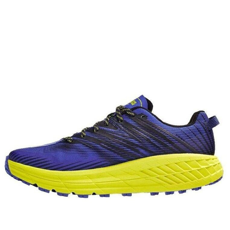 ホカオネオネ 青味 青み 黄味がかった 黄色 \u0027BLUE YELLOW\u0027 スニーカー メンズ HOKA ONE ONE HOKA ONE SPEEDGOAT 4 1106525-BIEP / BLUE YELLOW