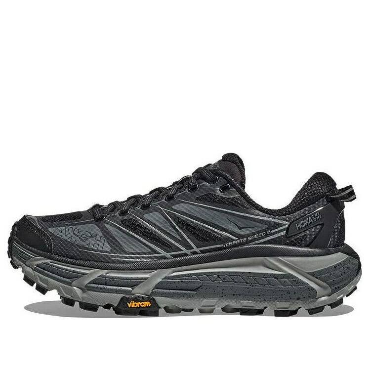 ホカオネオネ 素早さ 黒いこと 黒いこと \u0027BLACK ROCK\u0027 スニーカー メンズ HOKA ONE ONE HOKA ONE MAFATE SPEED 2 CASTLE 1126851-BCSTL / BLACK CASTLE ROCK