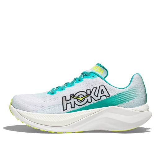 ホカオネオネ 青色 ブルー 白色 ホワイト 'WHITE GLASS' スニーカー レディース HOKA ONE ONE (WMNS) HOKA ONE MACH X BLUE 1141451-WBGL / WHITE BLUE GLASS