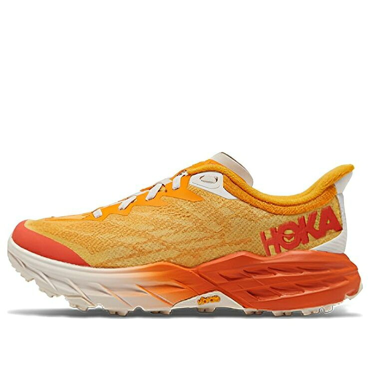 ホカオネオネ 橙 オレンジ色 白いこと 白いこと \u0027SUNSET ORANGE\u0027 スニーカー レディース HOKA ONE ONE (WMNS) HOKA ONE SPEEDGOAT 5 1123158-RYEG / ORANGE WHITE