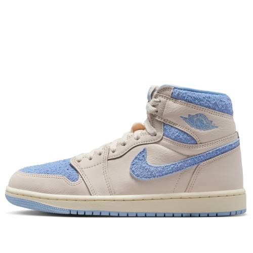 ナイキ ジョーダン ご機嫌 象牙色 青味 青色 \u0027PSYCHIC BLUE\u0027 スニーカー レディース JORDAN (WMNS) AIR 1 HIGH OG FD2596-102 / PALE IVORY PSYCHIC BLUE COCONUT