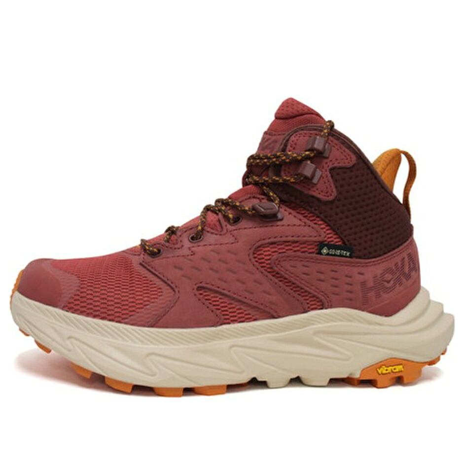 ホカオネオネ ミッド 砂色 砂子 \u0027HOT SAUCE\u0027 スニーカー レディース HOKA ONE ONE (WMNS) HOKA ONE ANACAPA 2 MID GTX 1142831-HSSS / HOT SAUCE SHIFTING SAND