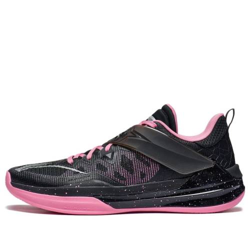 リーニン チーム 黒色 ブラック ピンク 'BLACK PINK' スニーカー メンズ LI-NING LIREN 3 TEAM ABAS095-11 / BLACK PINK