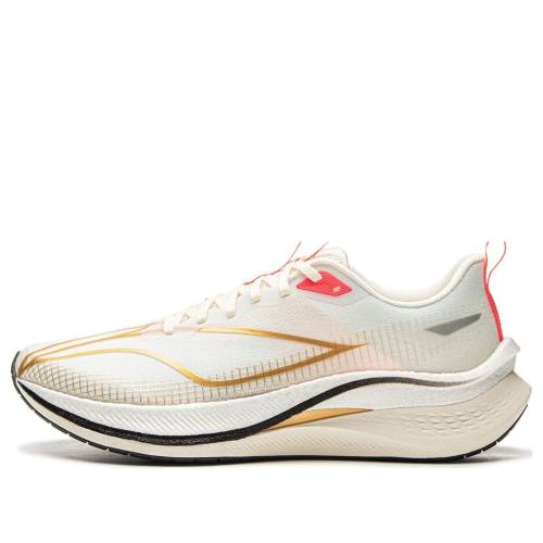 リーニン 労働者階級 ベージュ 橙 オレンジ色 黒いこと 黒いこと \u0027BEIGE ORANGE\u0027 スニーカー メンズ LI-NING ROUGE RABBIT 7 PRO ARPU001-29 / BEIGE ORANGE BLACK