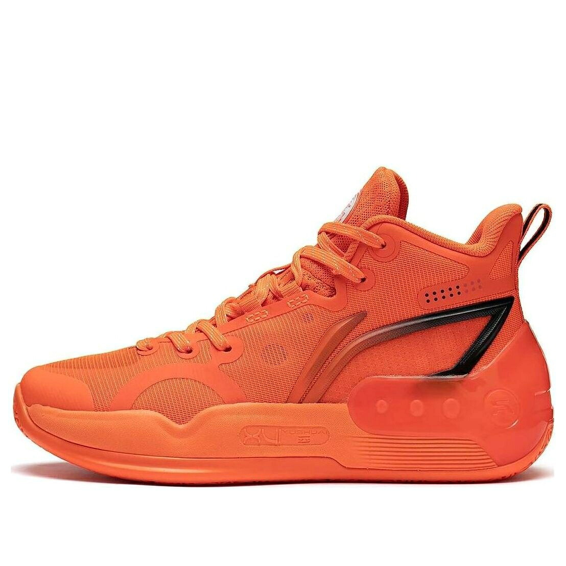 リーニン ミッド 橙 オレンジ色 黒いこと 黒いこと \u0027ORANGE BLACK\u0027 御坊っちゃん キッズ LI-NING (GS) YUSHUAI 16 MID YKBT012-3 / ORANGE BLACK もの言う花 マタニティ スニーカー