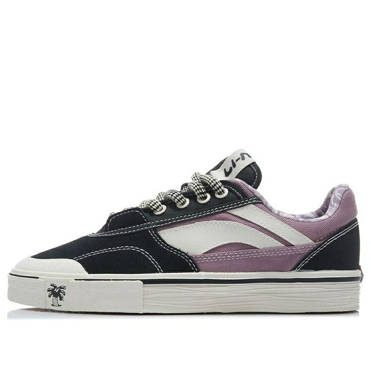 リーニン スケート スニーカー 運動靴 黒色 ブラック 紫 パープル 'BLACK PURPLE' スニーカー メンズ LI-NING SKATE SHOES X STEVEN HARINGTON AECR105-1 / BLACK PURPLE 26,390円