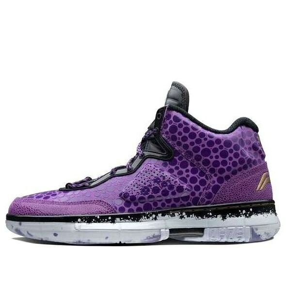 リーニン ウェイド 紫 パープル 黒色 ブラック 'PURPLE STINGRAY' スニーカー メンズ LI-NING WAY OF WADE 1 ABAT135-12 / PURPLE BLACK|スニケス