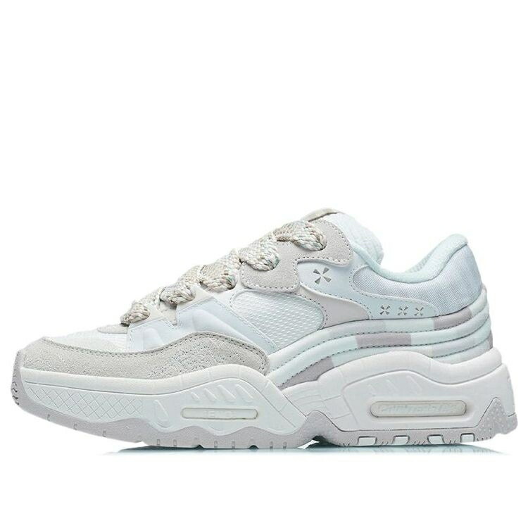 リーニン 白色 ホワイト 灰色 グレー 'WHITE SAND' スニーカー レディース LI-NING (WMNS) COUNTERFLOW THE ONE AGCR438-2 / WHITE GREY