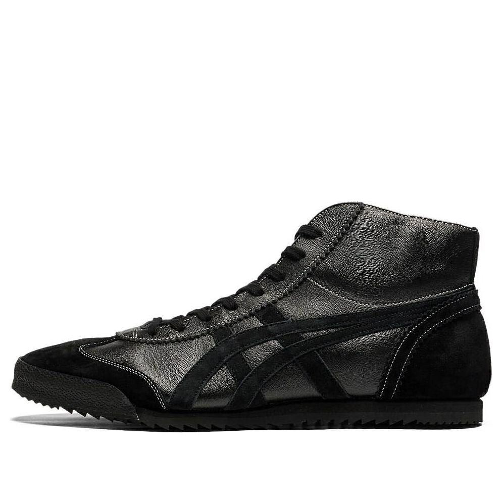 メキシコ ミッド デラックス 黒色 ブラック オニツカタイガー 'BLACK' スニーカー メンズ ONITSUKA TIGER ONITSUKA TIGER NIPPON MADE MEXICO MID RUNNER DELUXE 1181A609-001 / BLACK BLACK