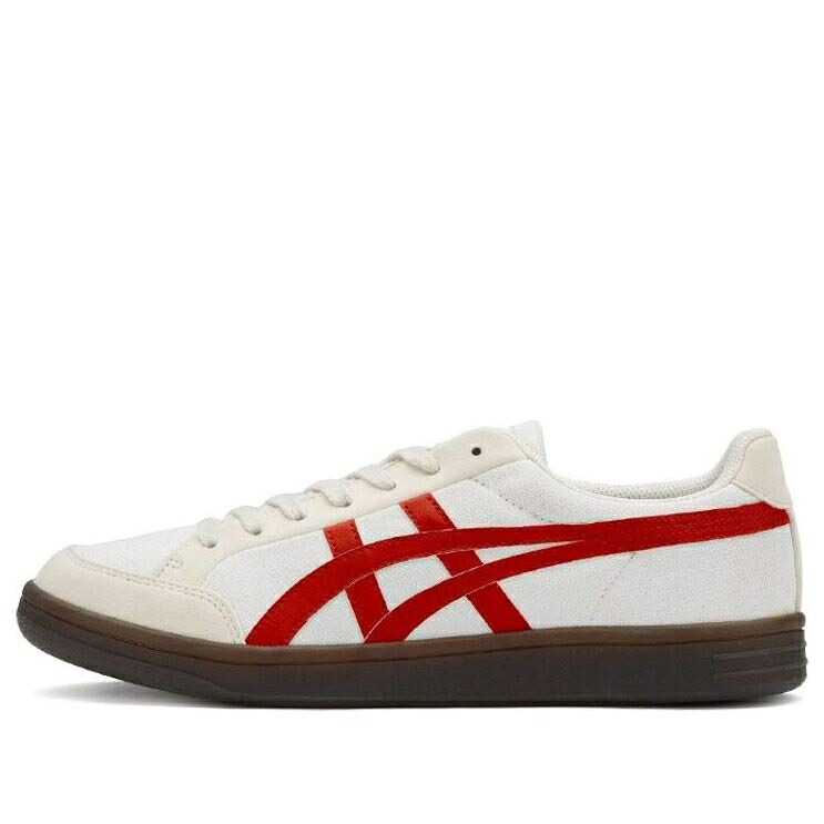 白色 ホワイト クリーム 赤 レッド オニツカタイガー CREAM RED スニーカー メンズ ONITSUKA TIGER ONITSUKA TIGER ADVANTI WHITE 1183B799-100 / CREAM WHITE RED