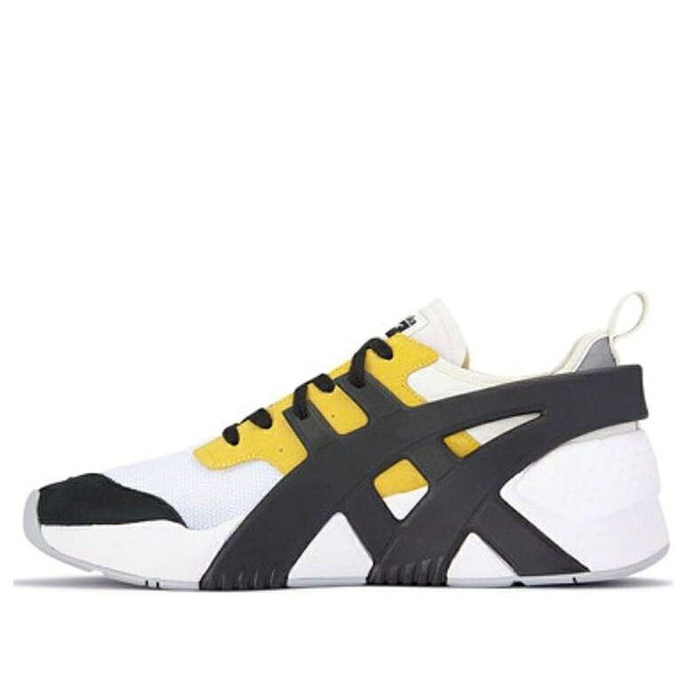 ロゴ トレーナー 白色 ホワイト 黒色 ブラック 黄色 イエロー オニツカタイガー 2.0 'BLACK YELLOW' スニーカー メンズ ONITSUKA TIGER ONITSUKA TIGER BIG LOGO TRAINER WHITE 1183A795-100 / BLACK WHITE YELLOW