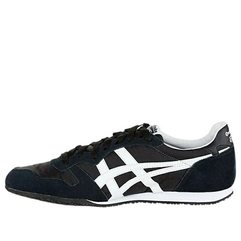 黒色 ブラック オニツカタイガー BLACK スニーカー メンズ ONITSUKA TIGER ONITSUKA TIGER SERRANO D109L-9001 / BLACK