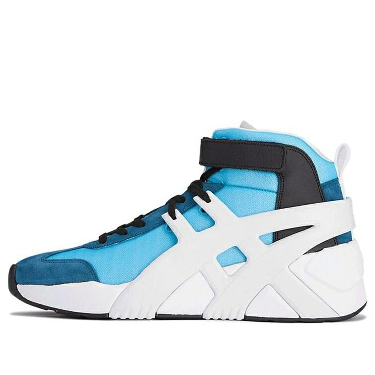 ロゴ トレーナー 青色 ブルー 白色 ホワイト オニツカタイガー BLUE WHITE スニーカー メンズ ONITSUKA TIGER ONITSUKA TIGER BIG LOGO TRAINER HI 1183A909-400 / BLUE WHITE