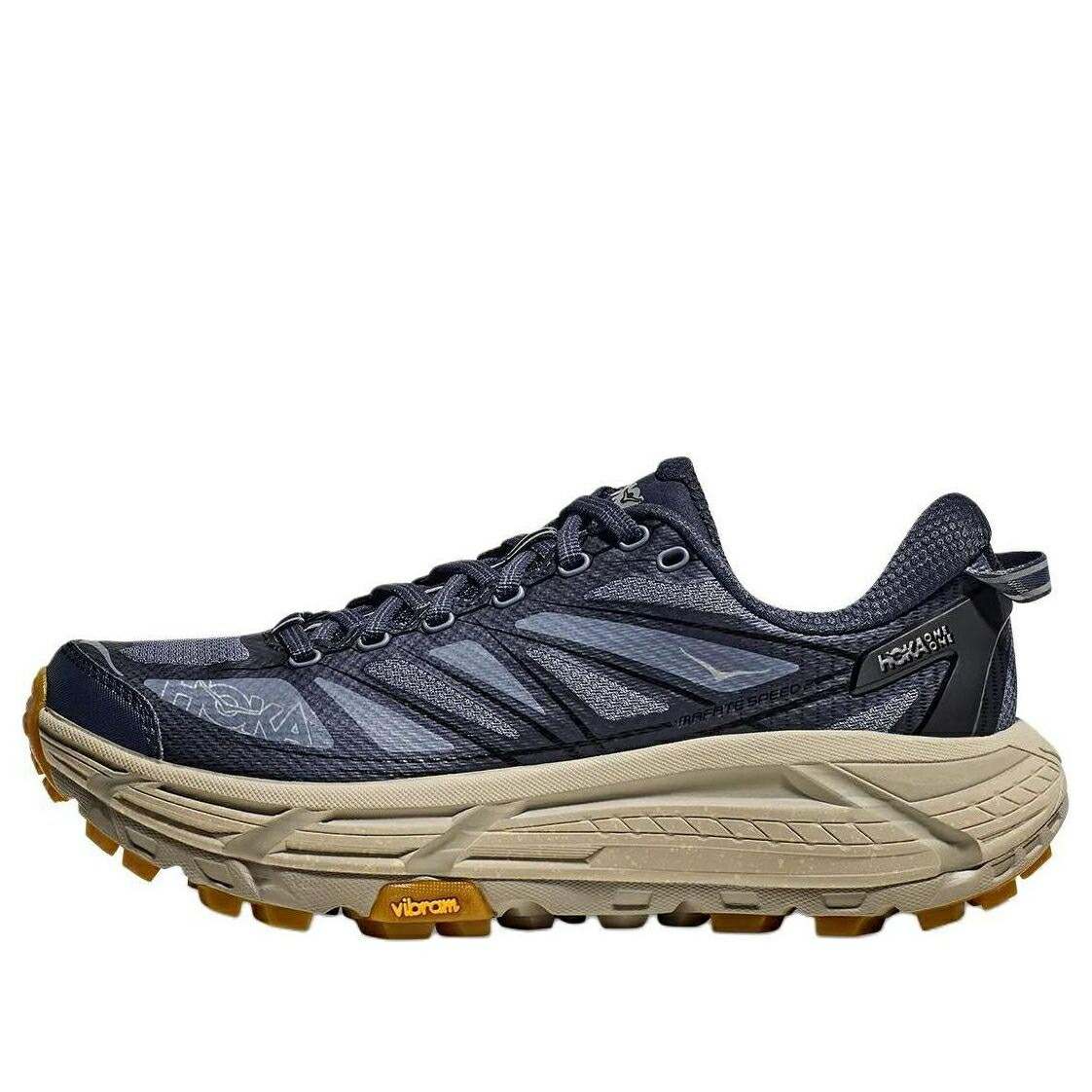 ホカオネオネ スピード 紺色 ネイビー \'VARSITY FARRO\' スニーカー メンズ HOKA ONE ONE HOKA ONE MAFATE SPEED 2 NAVY 1126851-VYF / VARSITY NAVY FARRO