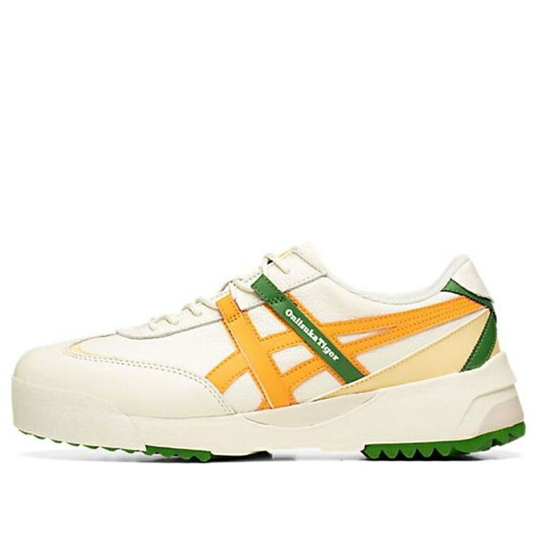 皮膚軟化剤 緑 緑であること オニツカタイガー \u0027CREAM GREEN\u0027 スニーカー メンズ ONITSUKA TIGER ONITSUKA TIGER DELEGATION EX CITRUS 1183A559-107 / CREAM CITRUS GREEN