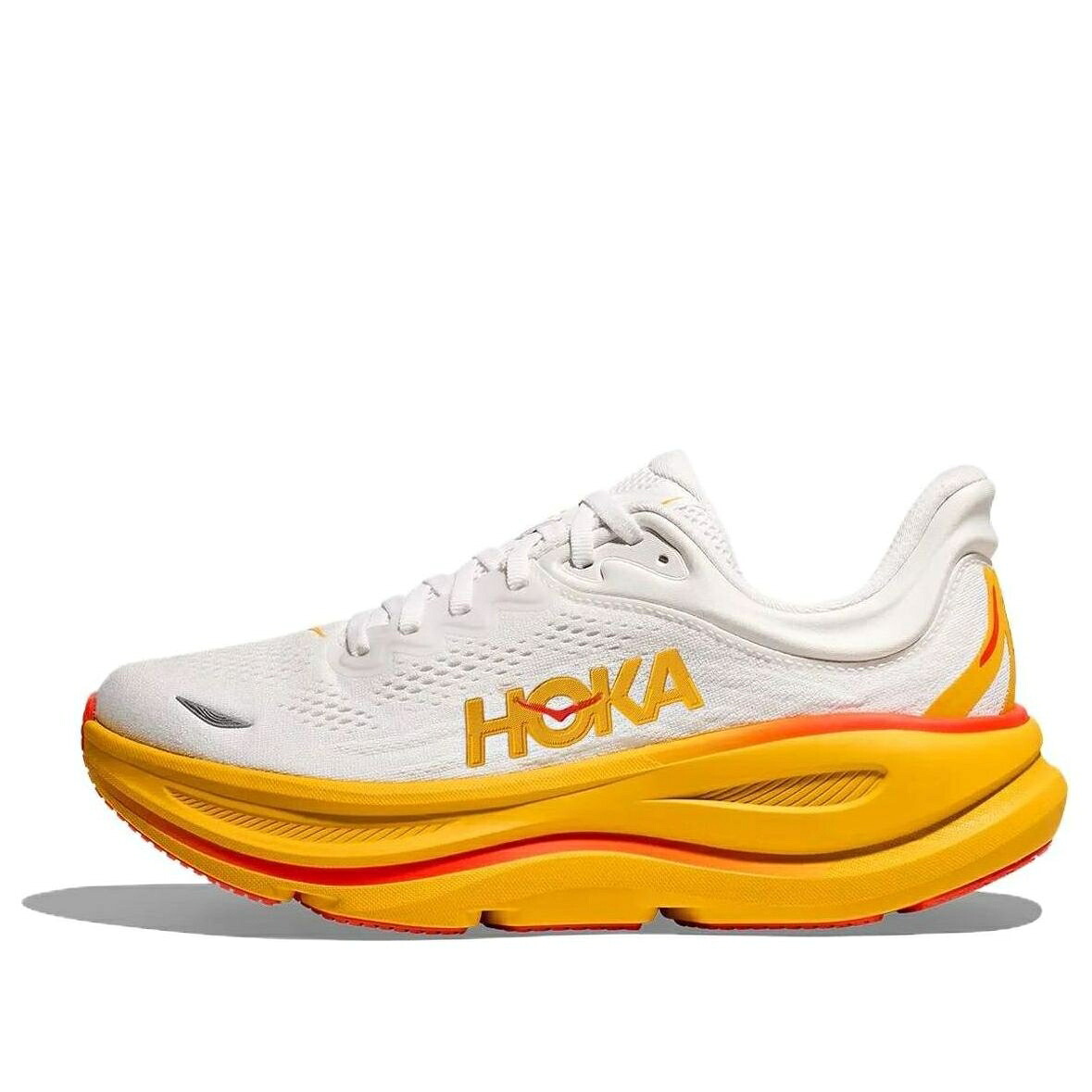 ホカオネオネ \u0027FROST SUNFLOWER\u0027 スニーカー メンズ HOKA ONE ONE HOKA ONE BONDI 9 1162011-FNF / FROST SUNFLOWER