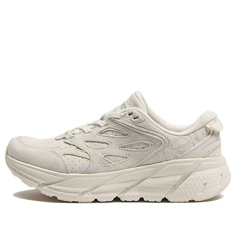 ホカオネオネ スエードクロス スウェード ベージュ \u0027EGGNOG\u0027 スニーカー メンズ HOKA ONE ONE HOKA ONE ORA CLIFTON L SUEDE 1122571-EEGG / EGGNOG BEIGE
