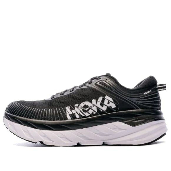 ホカオネオネ 黒いこと 黒いこと 白いこと 白いこと \u0027BLACK WHITE\u0027 スニーカー メンズ HOKA ONE ONE HOKA ONE BONDI 7 1110518-BWHT / BLACK WHITE
