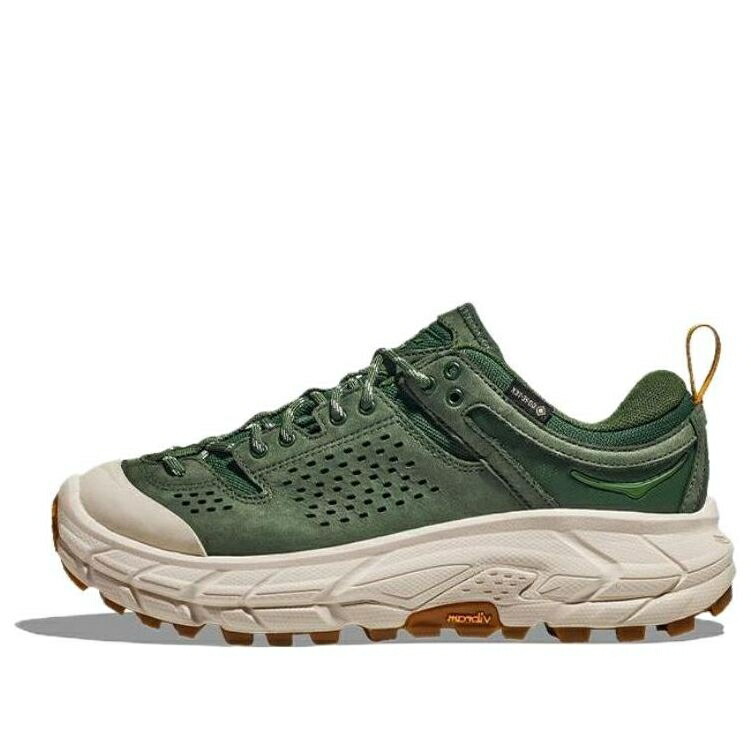 ホカオネオネ ウルトラ ゴアテックス 緑 緑であること ベージュ \u0027MOUNTAIN VIEW\u0027 スニーカー メンズ HOKA ONE ONE HOKA ONE TOR ULTRA LOW GORE-TEX 1130310-MVW / GREEN BEIGE