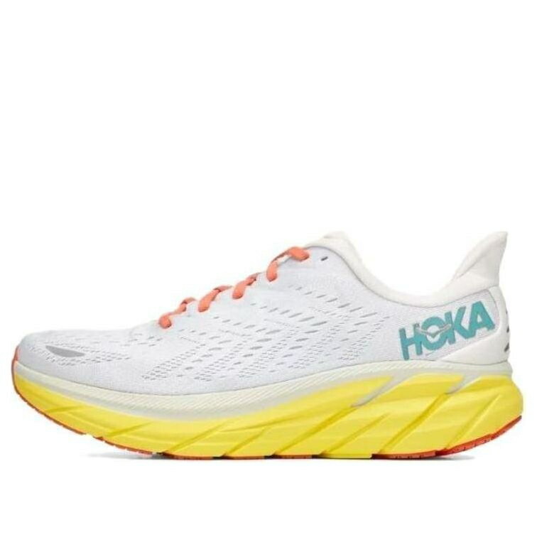 ホカオネオネ 間隔文字 \u0027BLANC ILLUMINATING\u0027 スニーカー メンズ HOKA ONE ONE HOKA ONE CLIFTON 8 DE BLANC 1119393-BDBI / BLANC DE BLANC ILLUMINATING