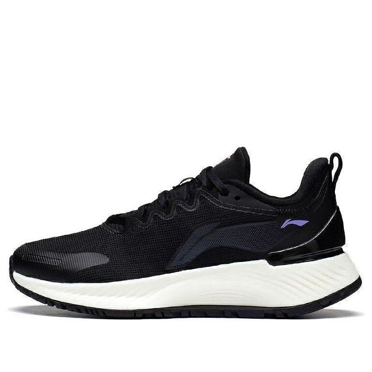 リーニン 化学元素 黒いこと 黒いこと 白いこと 白いこと \u0027BLACK WHITE\u0027 スニーカー レディース LI-NING (WMNS) YUEYING ELEMENT ARHS008-9 / BLACK WHITE