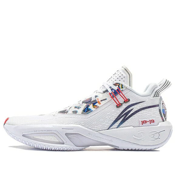 リーニン ウェイド 白いこと 白いこと 紺色 米国海軍 \u0027TOUR\u0027 スニーカー メンズ LI-NING WADE FISSION 9 ABPU003-4 / WHITE NAVY