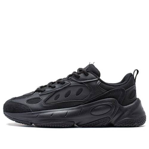 リーニン 黒いこと 黒いこと \u0027BLACK\u0027 スニーカー レディース LI-NING (WMNS) WING STYLE AGCT462-4 / BLACK