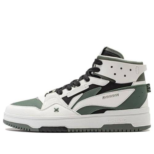 リーニン ご機嫌 緑 緑であること 白いこと 白いこと 2.0 \u0027GREEN WHITE\u0027 スニーカー メンズ LI-NING SAN YUAN HIGH AGCT291-2 / GREEN WHITE スニーカー-メンズ靴