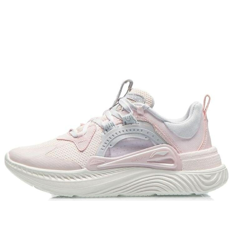 リーニン 白いこと 白いこと さくら色 紫 パープル \u0027WHITE PINK\u0027 スニーカー レディース LI-NING (WMNS) SPARK AGLR092-3 / WHITE PINK PURPLE
