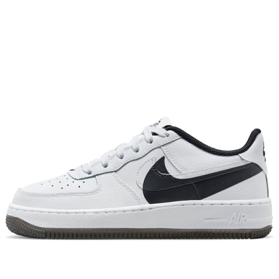 ナイキ 白色 ホワイト 黒色 ブラック エアフォース 'WHITE BLACK' ジュニア キッズ NIKE (GS) AIR FORCE 1 LV8 4 FQ4118-100 / WHITE BLACK WHITE ベビー マタニティ スニーカー