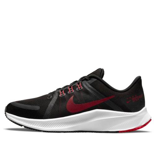ナイキ 黒色 ブラック 赤 レッド 'BLACK RED' スニーカー メンズ NIKE QUEST 4 UNIVERSITY DA1105-001 / BLACK RED