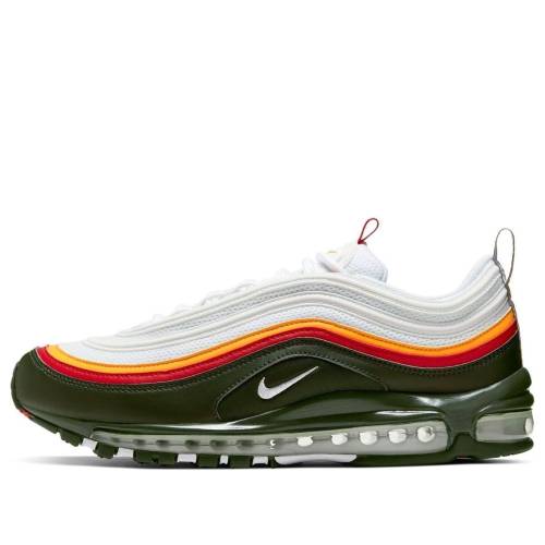 ナイキ マックス 白色 ホワイト 緑 グリーン 黄色 イエロー エアマックス WHITE EVERGREEN スニーカー メンズ NIKE AIR MAX 97 SE CK0224-100 / WHITE GREEN YELLOW