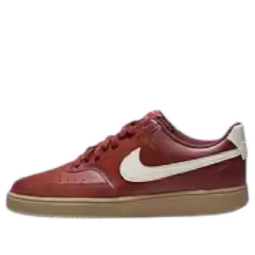 ナイキ コート 赤 レッド 白色 ホワイト 茶色 ブラウン 'RED WHITE' スニーカー メンズ NIKE COURT VISION LOW IB2998-600 / RED WHITE LIGHT BROWN｜スニケス