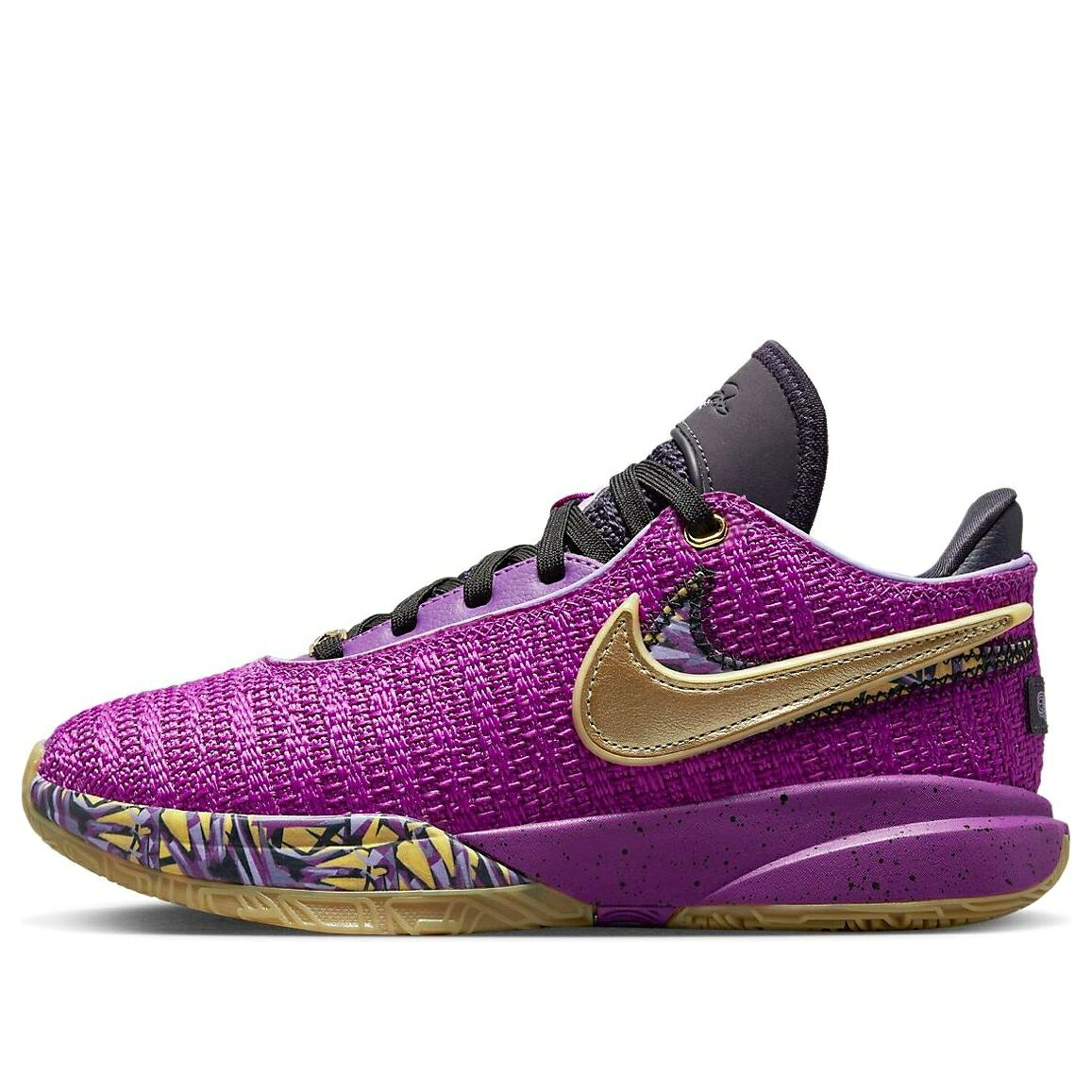 ナイキ レブロン 紫 パープル ゴールド 'YOUNG HEIRS' ジュニア キッズ NIKE (GS) LEBRON 20 FD0207-500 / PURPLE GOLD ベビー マタニティ スニーカー|スニケス
