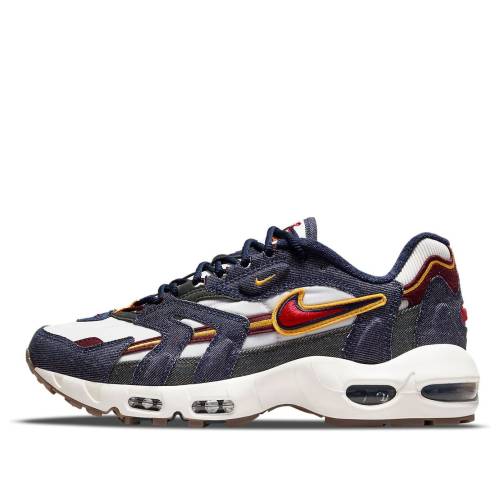 ナイキ マックス エア湖マックス \u0027BLACKENED BLUE\u0027 スニーカー メンズ NIKE AIR MAX 96 II QS DJ6742-400 / BLCKND BL GYM RD LT BN UNV GLD