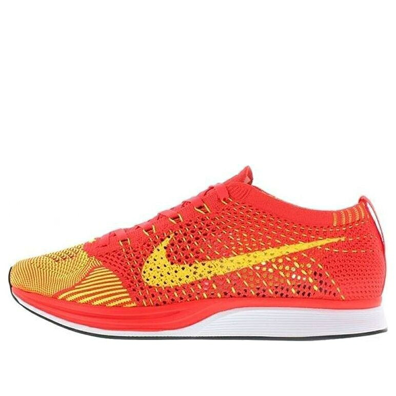 ナイキ 飛球編み物 クリムゾン \u0027BRIGHT RED\u0027 スニーカー メンズ NIKE FLYKNIT RACER CRIMSON 526628-601 / BRIGHT CRISMON VOLT