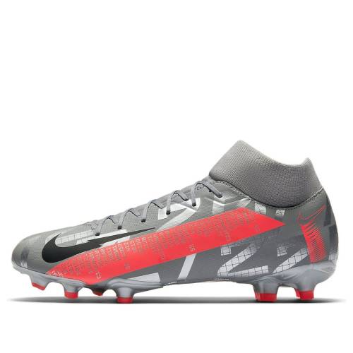 ナイキ アカデミー 灰色 グレー 橙 オレンジ 'METALLIC CRIMSON' スニーカー メンズ NIKE MERCURIAL SUPERFLY 7 ACADEMY MG GREY AT7946-906 / GREY ORANGE|スニケス