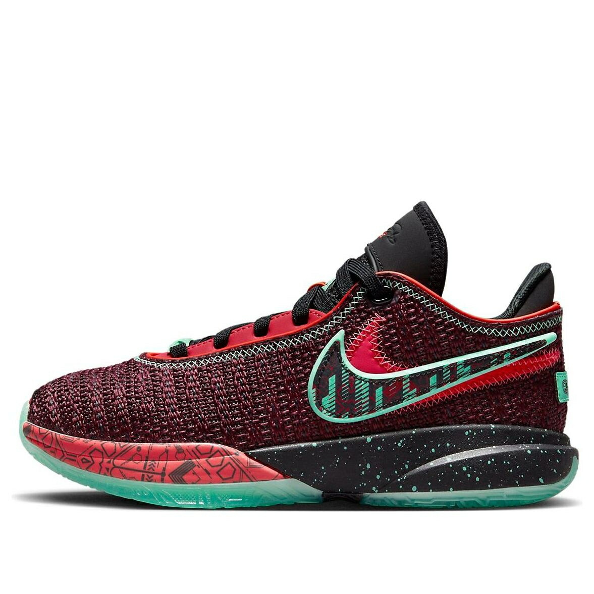 ナイキ レブロン ナイト爵 マルーン 黒いこと 黒いこと \u0027NIGHT MAROON\u0027 御坊っちゃん キッズ NIKE (GS) LEBRON 20 FB8974-600 / NIGHT MAROON MULTI COLOR BLACK もの言う花 マタニティ スニーカー