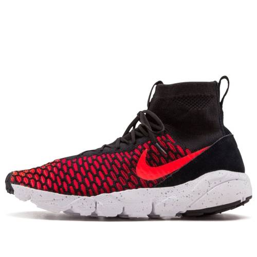 ナイキ 飛球編み物 \u0027BLACK RED\u0027 スニーカー メンズ NIKE AIR FOOTSCAPE MAGISTA FLYKNIT GYM 816560-002 / BLK BRGHT CRMSN GYM RD CL GRY