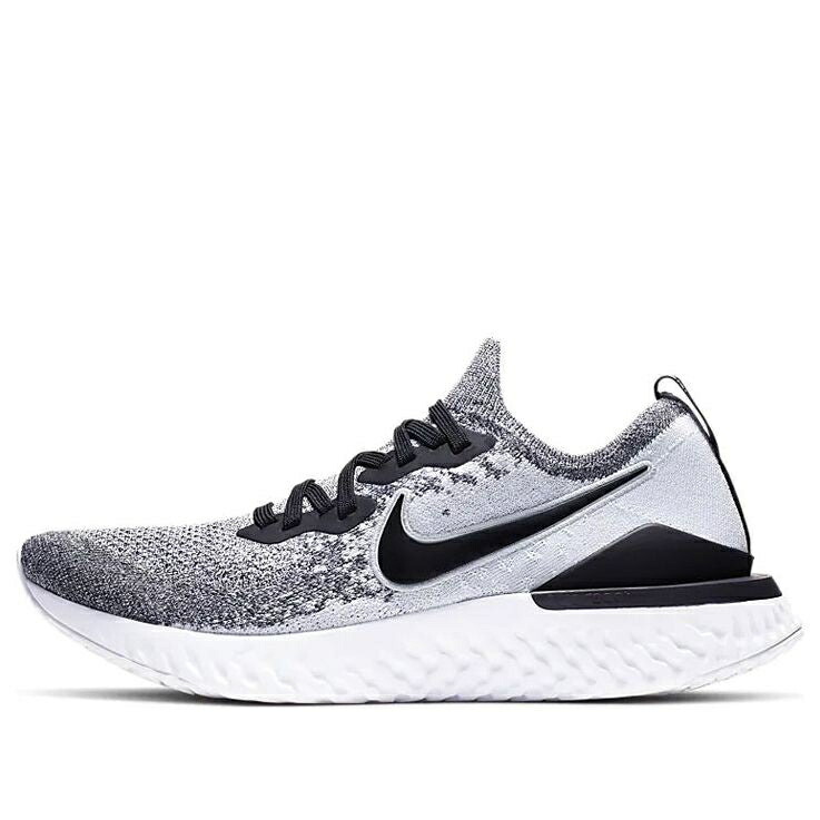 ナイキ エピック リアクト フライニット 白色 ホワイト 黒色 ブラック OREO スニーカー メンズ NIKE EPIC REACT FLYKNIT 2 BQ8928-101 / WHITE BLACK