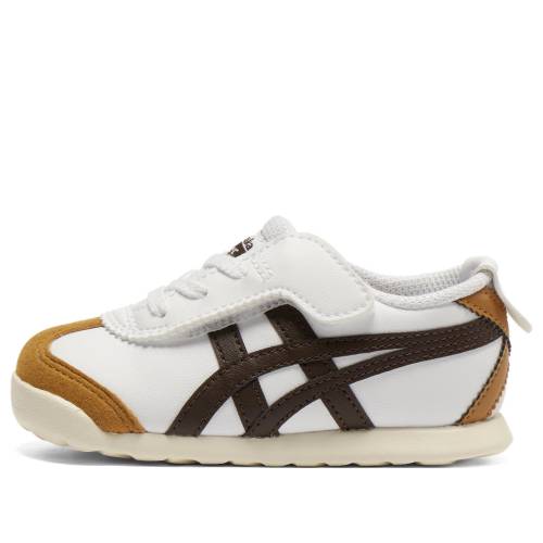 メキシコ 白色 ホワイト 茶色 ブラウン オニツカタイガー 'WHITE BROWN' ベビー ONITSUKA TIGER (TD) ONITSUKA TIGER MEXICO 66 1184A074-119 / WHITE LICORICE BROWN