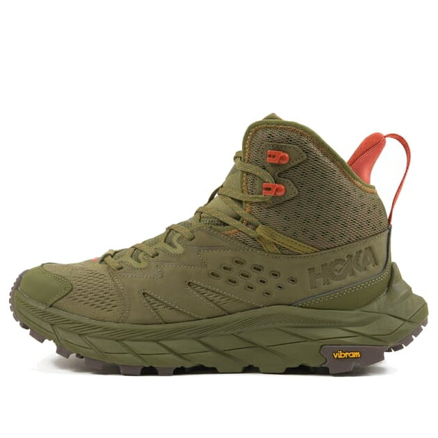 ホカオネオネ ミッド 'AVOCADO' スニーカー メンズ HOKA ONE ONE HOKA ONE ANACAPA BREEZE MID 1134505-ABOC / AVOCADO BURNT OCHRE