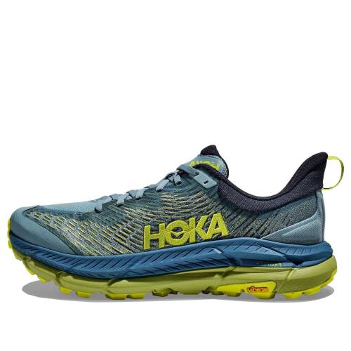 ホカオネオネ スピード 青色 ブルー 'STONE CITRON' スニーカー メンズ HOKA ONE ONE HOKA ONE MAFATE SPEED 4 BLUE DARK 1129930-SBDCT / STONE BLUE DARK CITRON｜スニケス